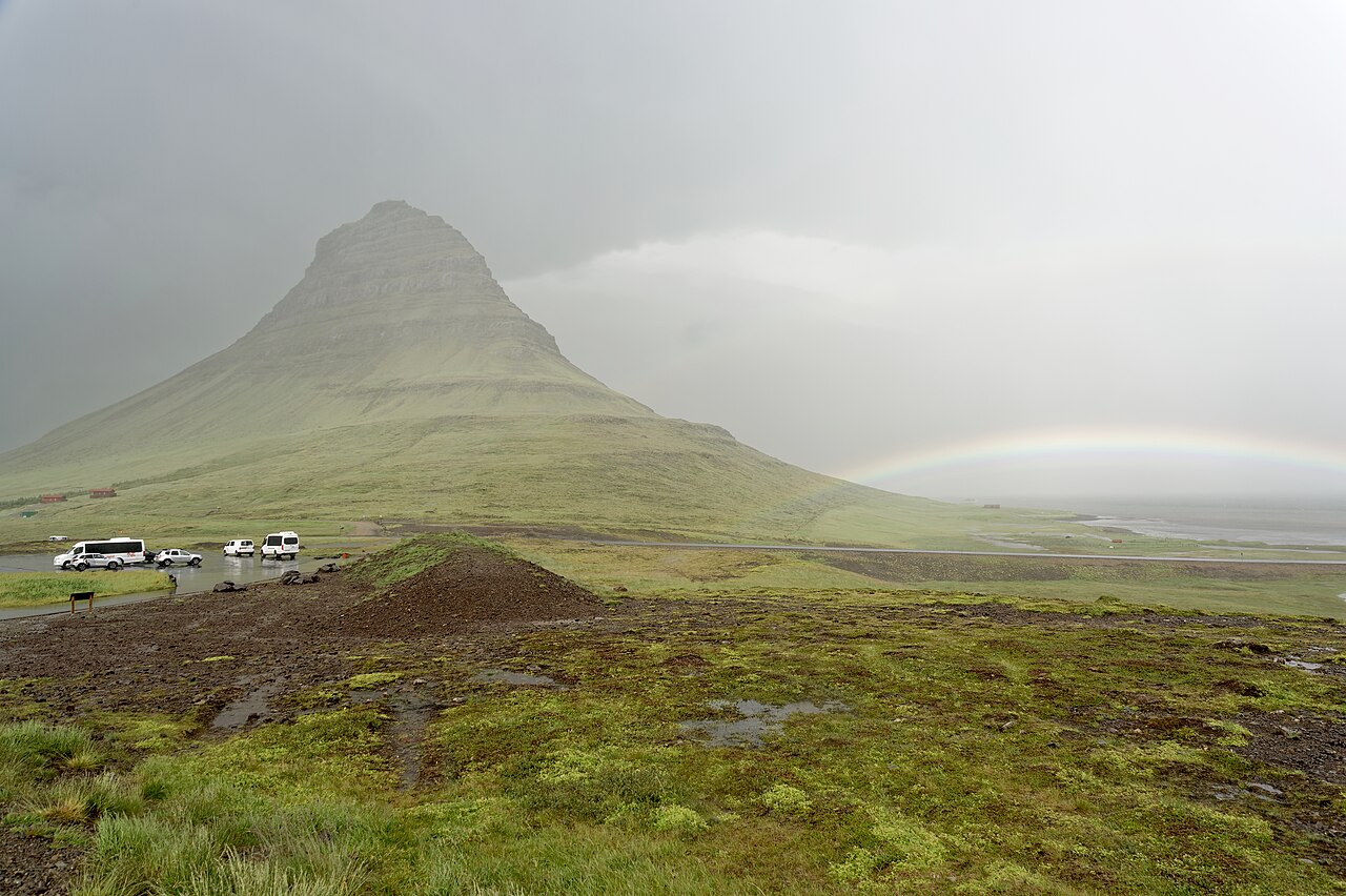 Kirkjufell mountain on the Snæfellsnes Peninsula