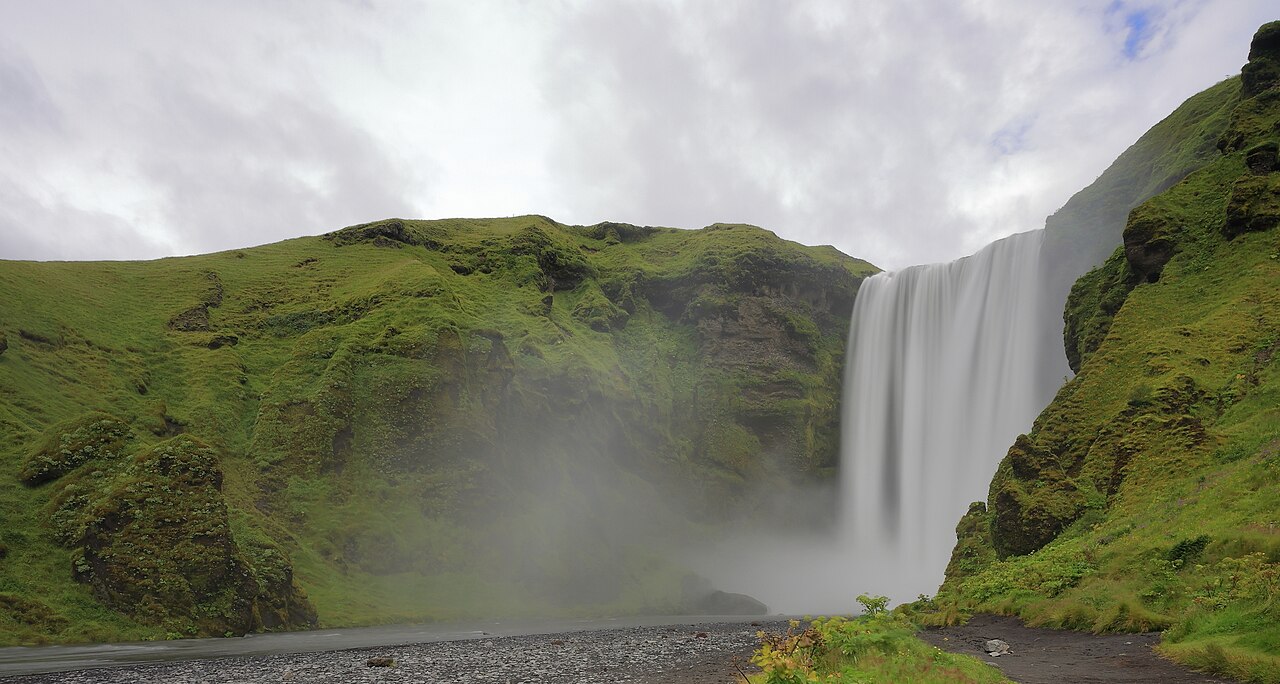 Skógafoss waterfall on Iceland's South Coast