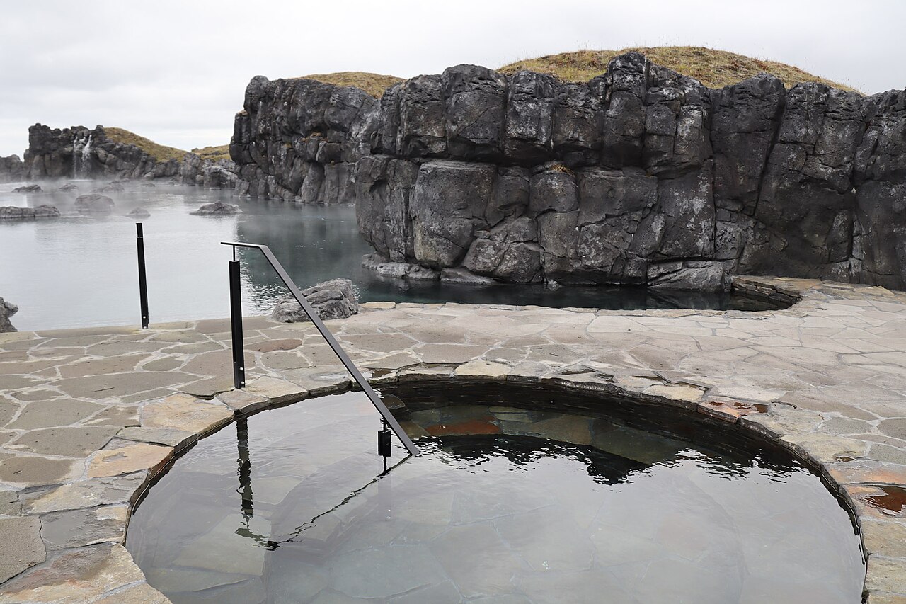 Sky Lagoon cold plunge in Reykjavík